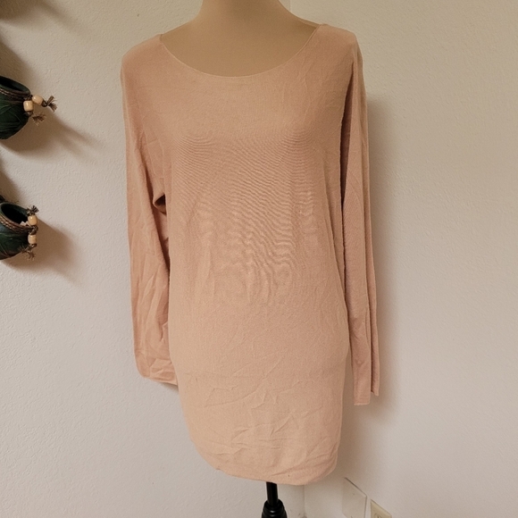 Vince Slit Back Tie Cashmere Blend Sweater - Picture 4 of 7